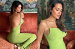 Esha Gupta make heads turn in a green backless dress, see pics